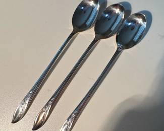 Rogers Bros. Springtime Silverplate Teaspoons Set of 