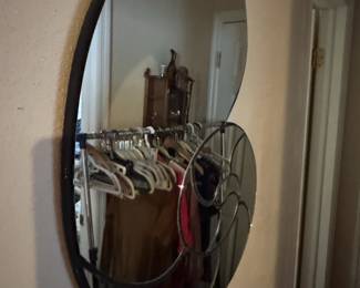 Odense Black Organic Mirror