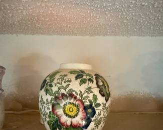 Vintage Masons Ironstone Ginger Jar  Paynsley Pattern