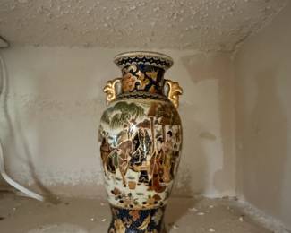 Satsuma Style Porcelain Vase
