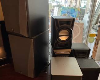 Yamaha NSA Way Bookshelf Speakers and NSC Center Channel Speaker