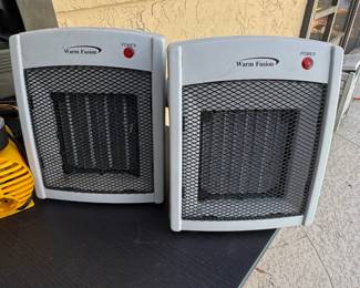 Warm Fusion Electric Fan Heater Set of 
