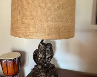 Vintage Loevsky Loevsky Owl Lamp