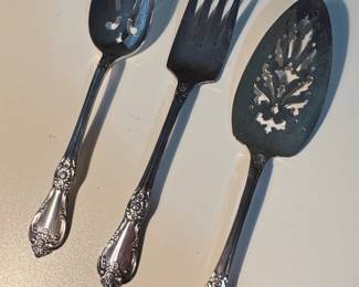 Wm. A. Rogers Silver Plated Serving Utensils Set