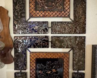 Faux Tin Ceiling Tile Decorative Wall Art