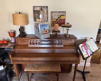 Vintage Kimball Console Piano with Bench