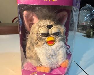 Tiger Electronics Furby Gray and White