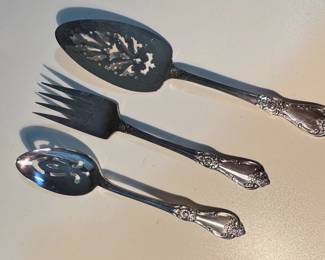 Wm. A. Rogers Silver Plated Serving Utensils Set