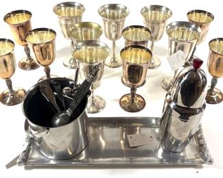 Lot 74 Goblets and Barware