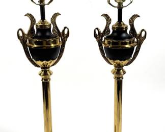 Lot 159 Pair Lamps
