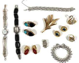 Lot 40 Earrings and Wristwatches