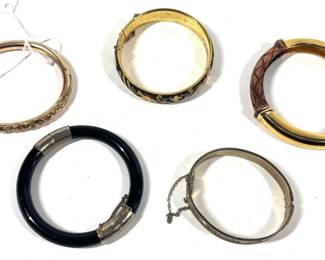 Lot 52 Bangle bracelets