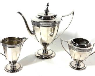 Lot 68 Forbes Silver Plate Tea Service