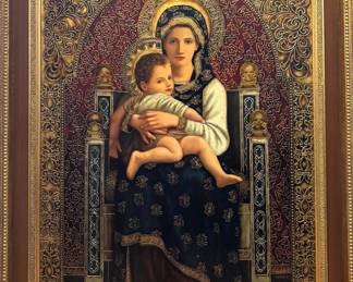 Lot 297 Portrait Madonna and Child