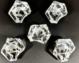 Lot 89 Val St Lambert Paperweights