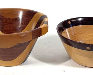 Lot 16 Benzel wood bowls