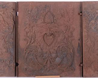 Lot 117 Ant. French Cast Iron Fireback