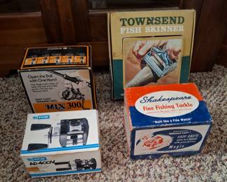 Vintage Fishing Reels in the Boxes!