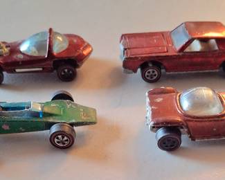 Vintage Redline Hotwheels (6 Total)