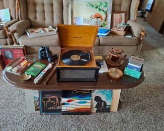 Better 33 Rpm Records and Nice Crosley Record Player!