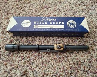 JC Higgins Rifle Scope with Box!