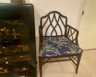 Bamboo armchair (3) in total 