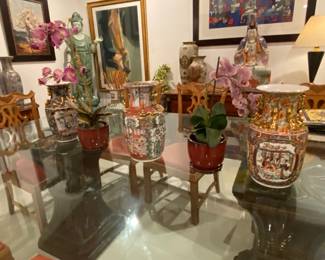 Asian vases 