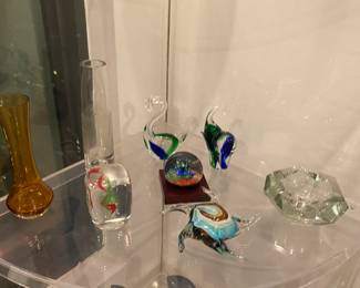 Murano decorative pieces 