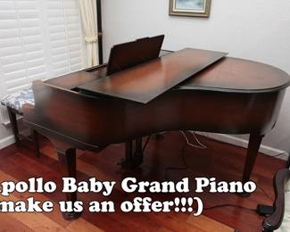 piano, baby grand