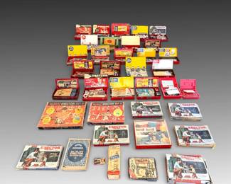 Huge lot of estate found erector sets. Sold as a lot.