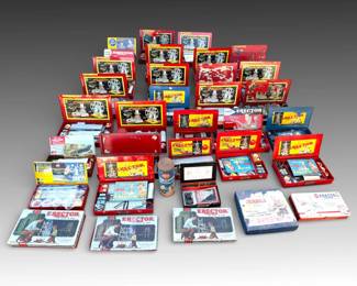 Huge lot of estate found erector sets. Sold as a lot.