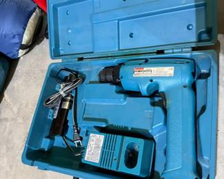 Makita cordless drill in carrying case