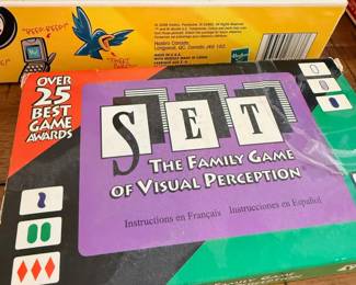 Card games and board games lot, SET game