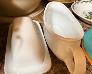 Ceramic mixing bowls and stoneware bakeware