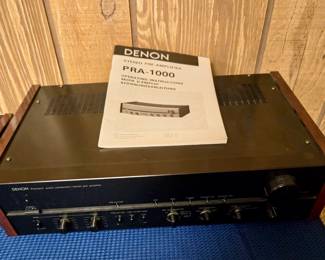 Denon Stereo Pre Amplifier PRA-1000 w/Manual