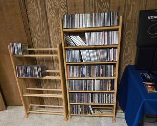 Jazz, Pop, Rock CDs & Storage Racks