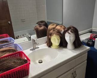 Wigs (some with Real Hair)