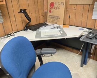 Steelcase Desk, Task Chair, Office Supplies, etc.
