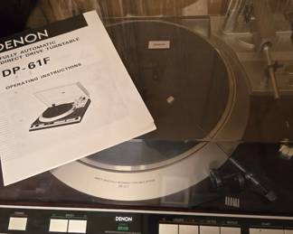 Denon Fully Automatic Direct Drive Turntable w/Manual