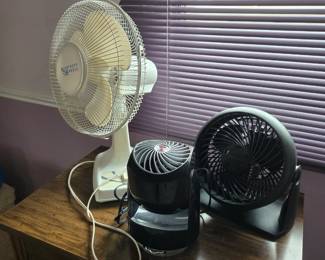 Assortment of Table Fans