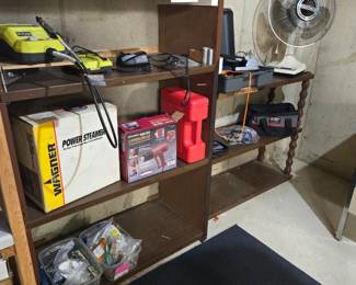 Ryobi Battery Chargers, Wagner Power Steamer, Large Table Top Fan, Chicago Electric Heat Gun and more!