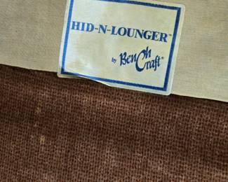 Bench Craft Hid-n-Lounger Sofa with 2 Recliners