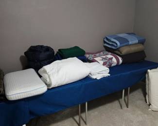 Pillows, Blankets, Comforters