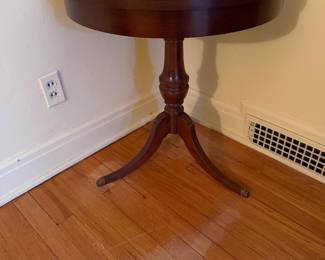 Antique Mahogany Drum Table