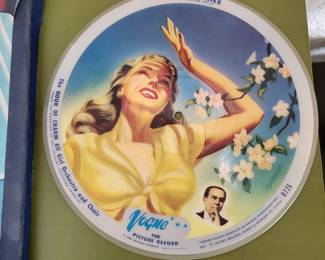 The Hour of Charm All Girl Orchestra was assembled during the great depression in the U.S. in the early 1930s by conductor and band leader Phil Spitalny - They are very collectible mainly for their illustrations printed on both sides of the record.  