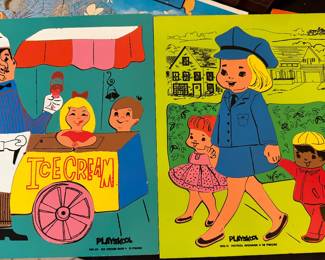 Playskool wooden jigsaw puzzles. 