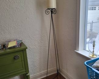 Floor Black Candle Holder