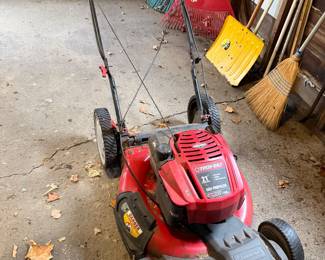 Troy-Bilt 21" self-propelled lawn mower equipped with a 190cc Briggs & Stratton engine. 