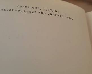 ELMER GANTRY Sinclair Lewis (HC 1927) First Edition 1st Printing