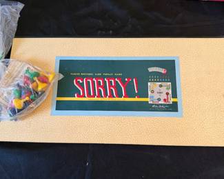 vintage 1958 edition of the Parker Brothers Sorry